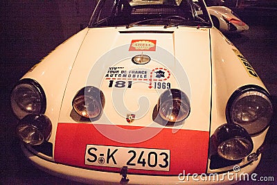 White 1967 Porsche 911R Editorial Stock Photo